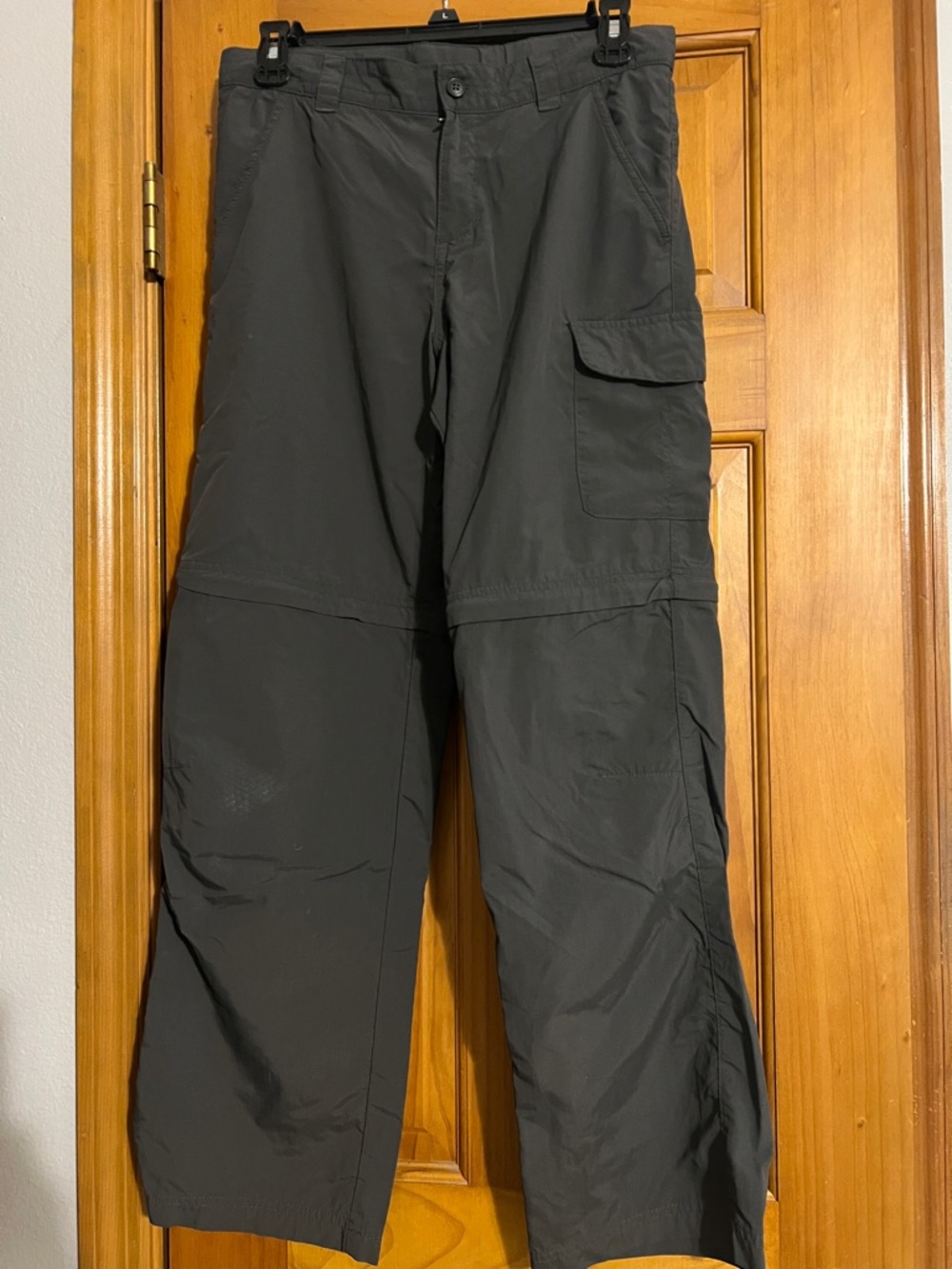 Cargo Zip-Off Pants — Dark Gray